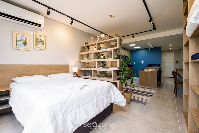 Ótimo studio c/ piscina no Campeche OKA134