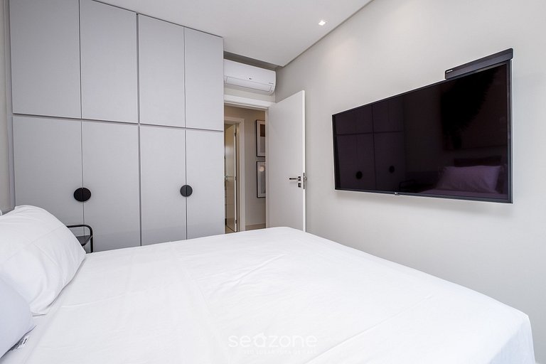 Apto com jacuzzi e churrasqueira em Jurerê RVO401