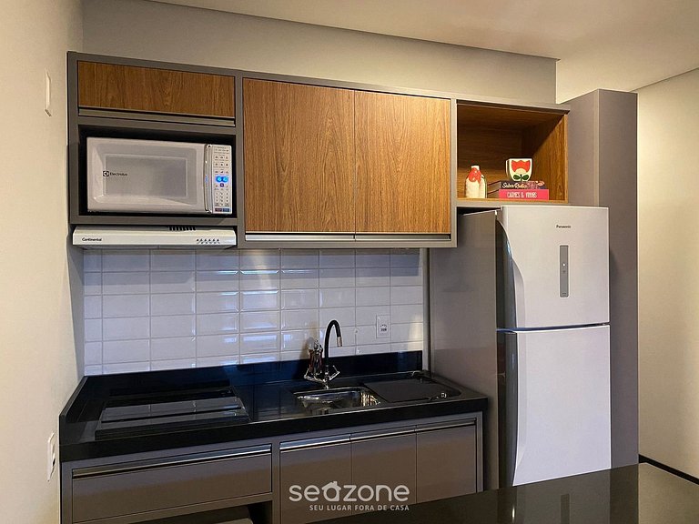 Moderno studio p/ familias em Ingleses STI105