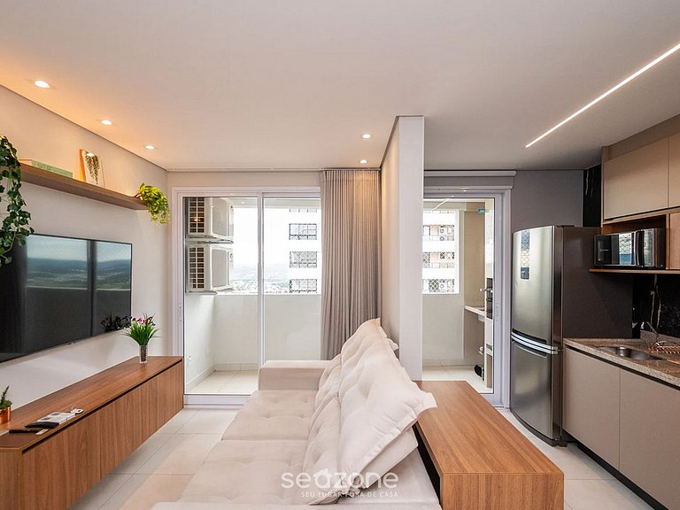 Apto en cond. c/ piscina, Jardim Goiás – THO2708