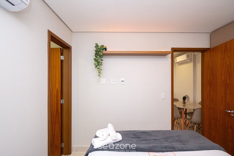 Apto en cond. c/ piscina, Jardim Goiás – THO2708