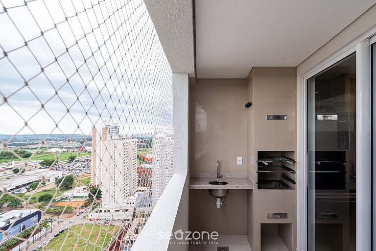 Apto em cond. com piscina, Jardim Goiás – THO2708