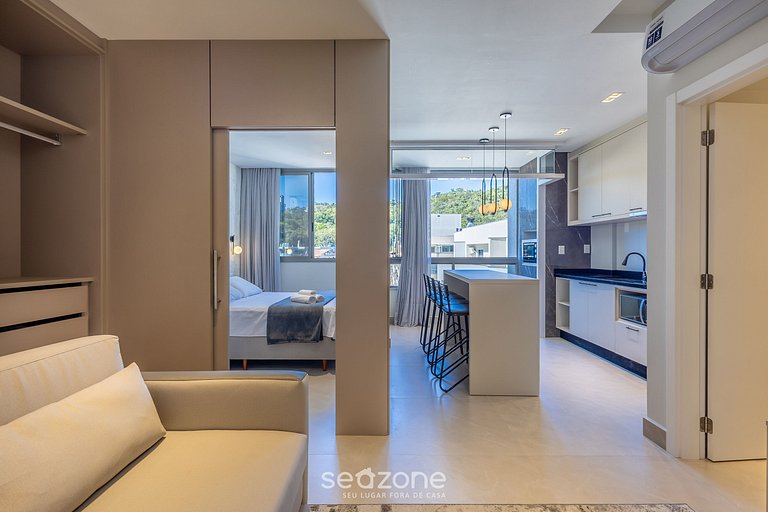 Apto en Cond c/ Piscina a 500m de la Playa ELF0410