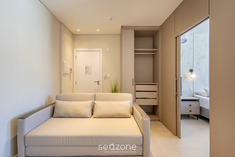 Apto en Cond c/ Piscina a 500m de la Playa ELF0410