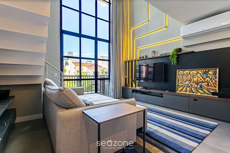 Apt moderno edificio nuevo en Jurerê JPR212