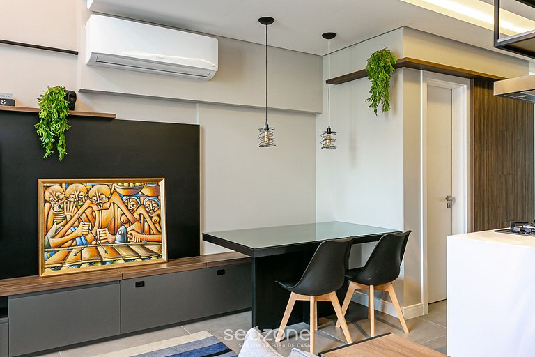 Apt moderno edificio nuevo en Jurerê JPR212