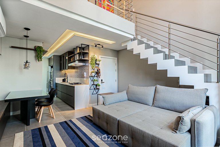 Apt moderno edificio nuevo en Jurerê JPR212