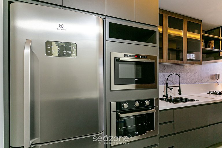 Apt moderno edificio nuevo en Jurerê JPR212