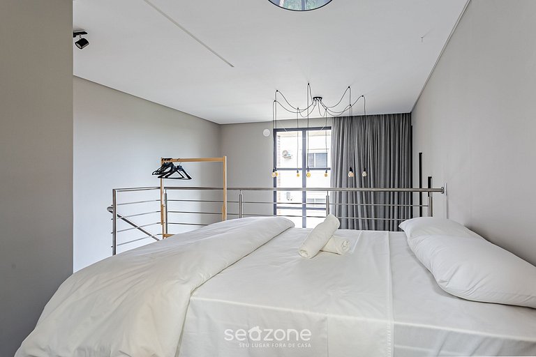 Apto moderno prédio novo em Jurerê JPR212