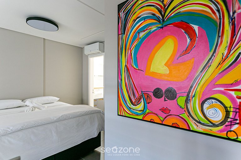 Apt moderno edificio nuevo en Jurerê JPR212