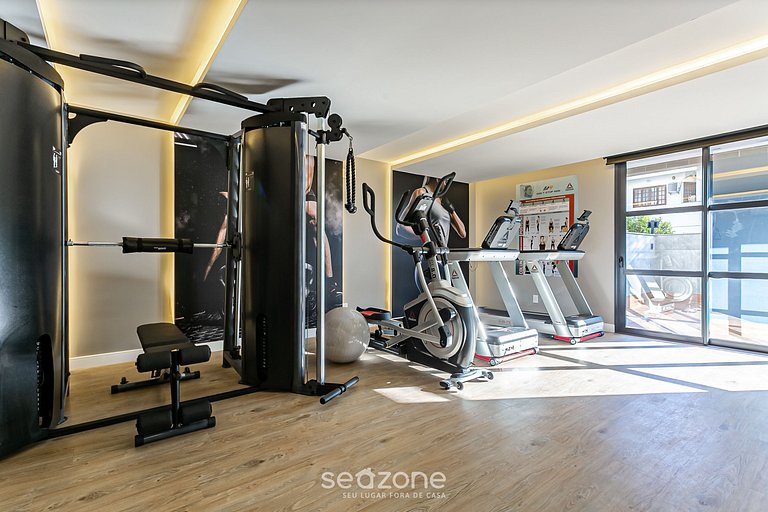 Apt moderno edificio nuevo en Jurerê JPR212