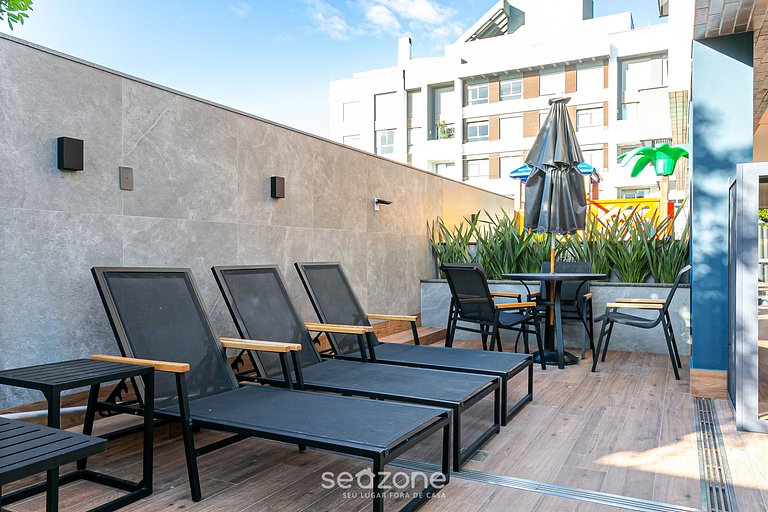 Apt moderno edificio nuevo en Jurerê JPR212