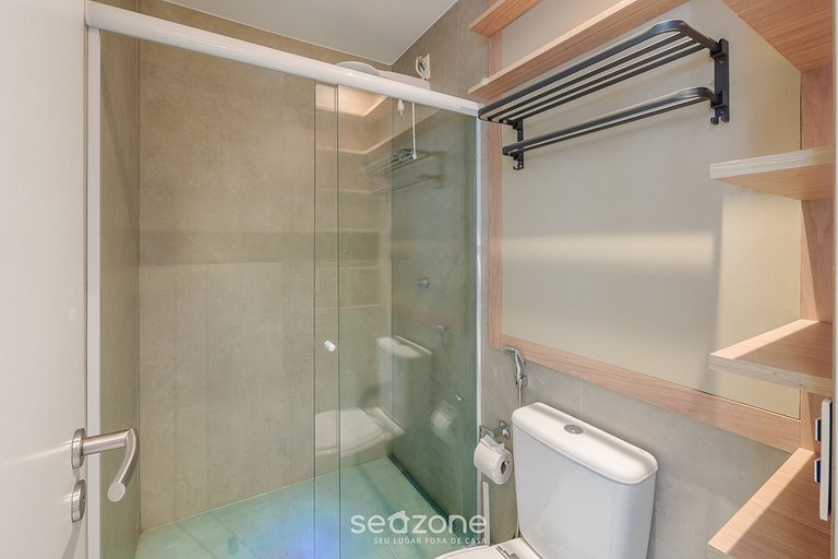 Estúdio c/ balcón y vista al mar, Salvador LIV1408