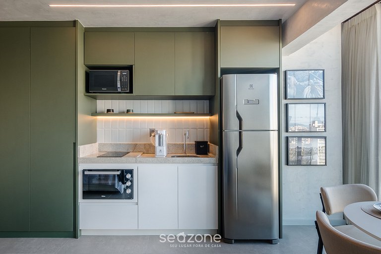 Studio en edif. c/ piscina y vista al mar LIV1612