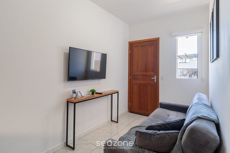 Apto encantador a 850m de la playa Jurerê JMAR004