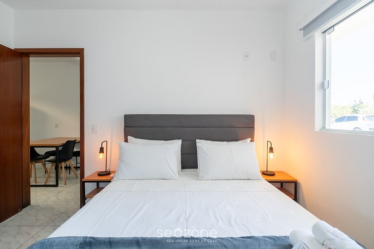 Apto encantador a 850m de la playa Jurerê JMAR004