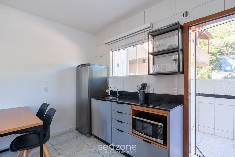 Apto p/ vacaciones en Jurerê 800m de playa JMA125