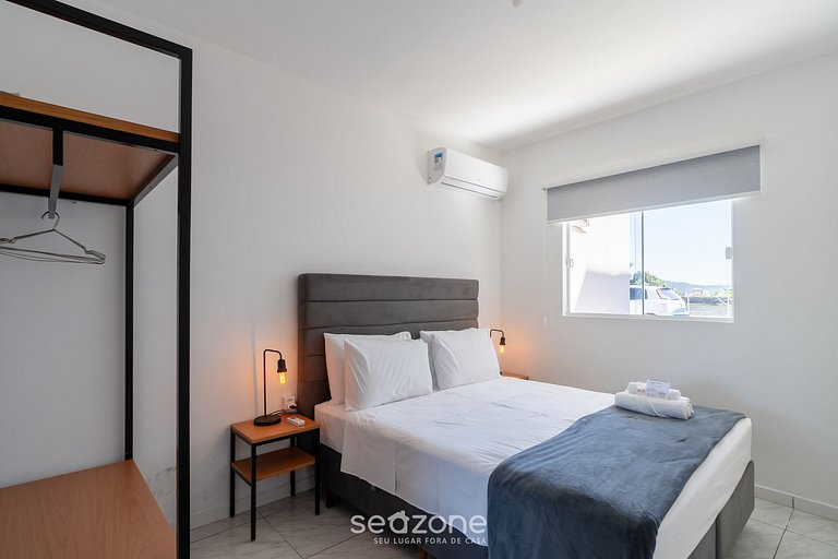 Apto p/ vacaciones en Jurerê 800m de playa JMA125