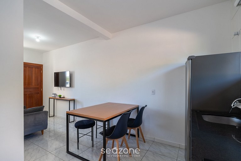 Apto p/ vacaciones en Jurerê 800m de playa JMA125