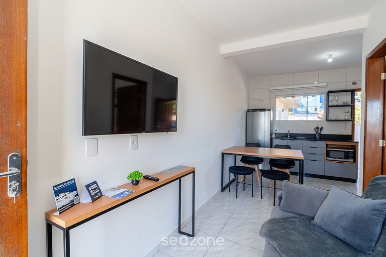 Apto p/ vacaciones en Jurerê 800m de playa JMA125