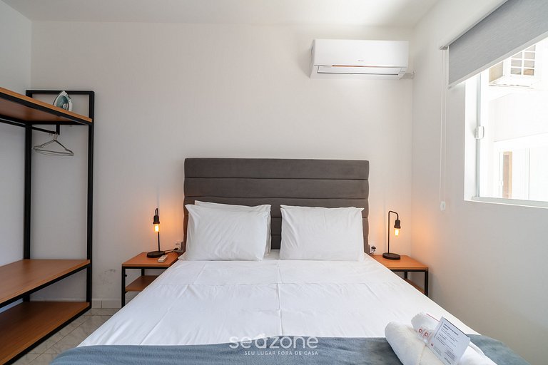 Apto p/ vacaciones en Jurerê 800m de playa JMA125