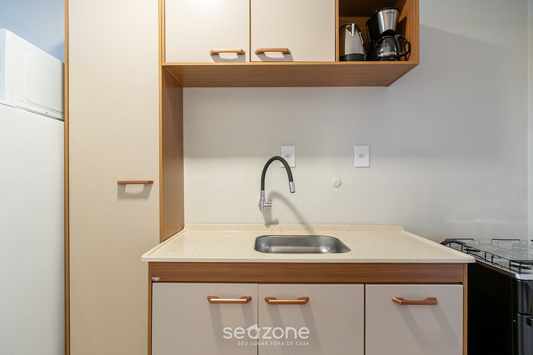 Apto Central a 600m da Beira-Mar Norte SGS0106