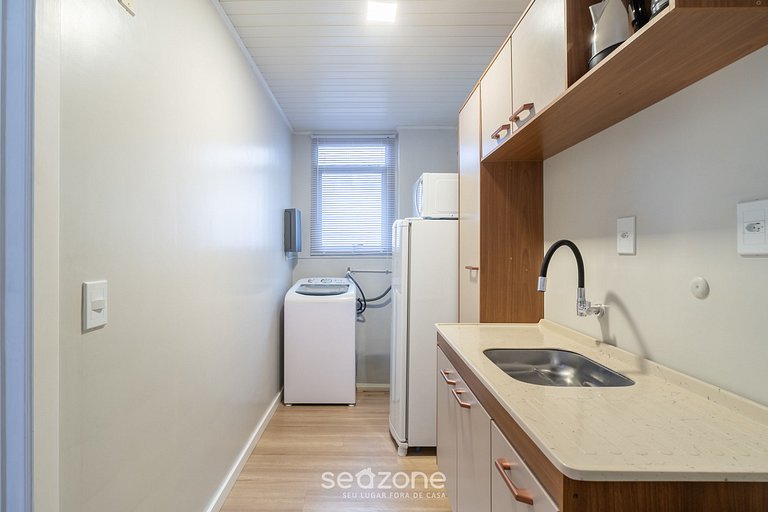 Apto Central a 600m da Beira-Mar Norte SGS0106