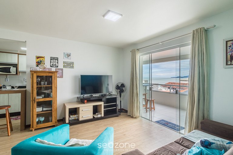 Apto Vista Mar Lateral a 120m da Praia EEI0303