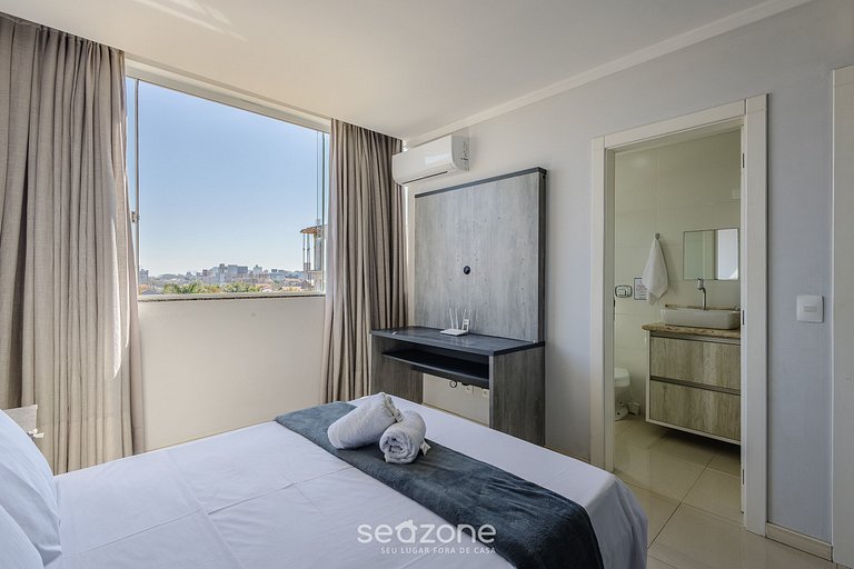 Apto c/ Churrasqueira a 240m da Praia LUP0302