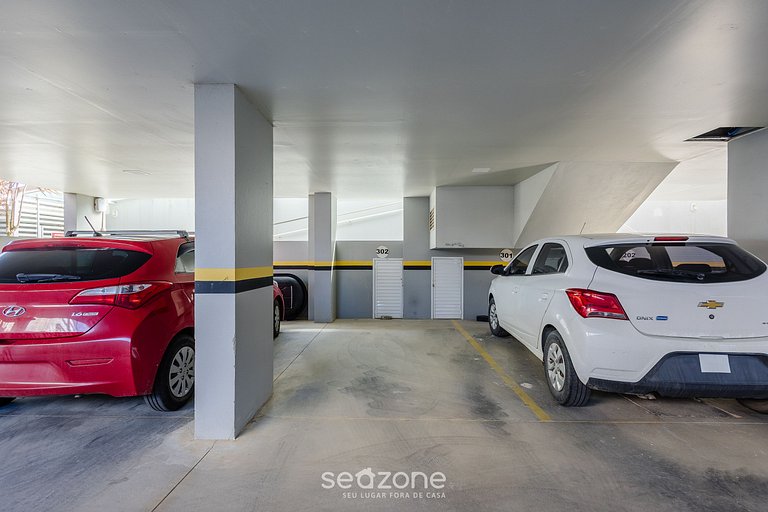 Apto c/ Churrasqueira a 240m da Praia LUP0302