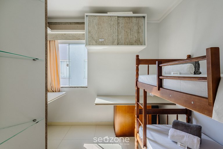 Apto c/ Churrasqueira a 240m da Praia LUP0302