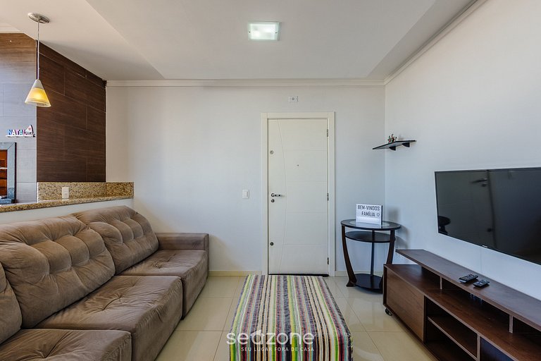 Apto c/ Churrasqueira a 240m da Praia LUP0302