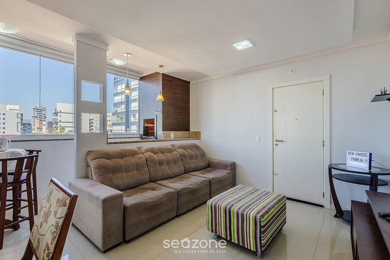 Apto c/ Churrasqueira a 240m da Praia LUP0302