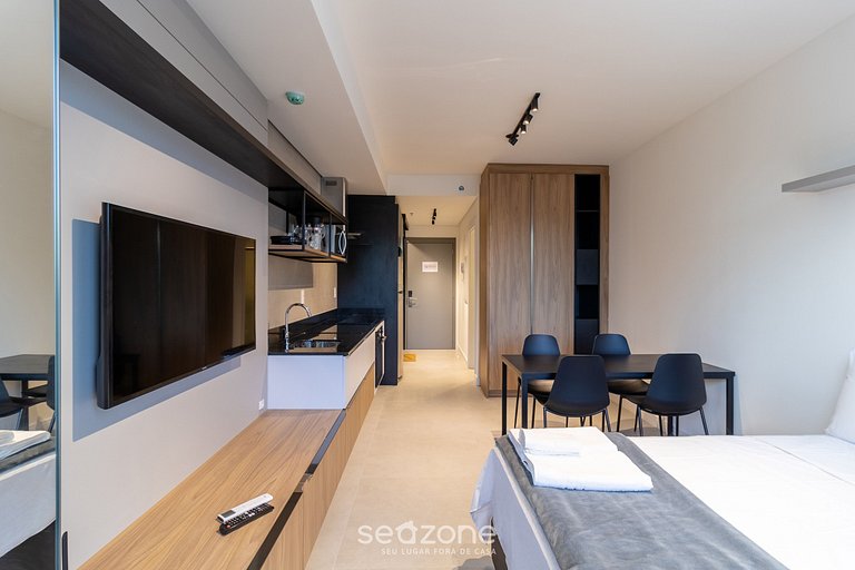 Studio moderno a poucos min. das praias VTD0704