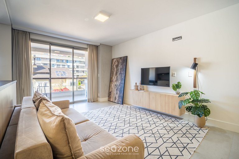 Apto novo a 150m da praia Jurerê RAN203 Seazone