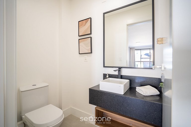 Apto nuevo a 150m de la playa de Jurerê RAN203 Seazone