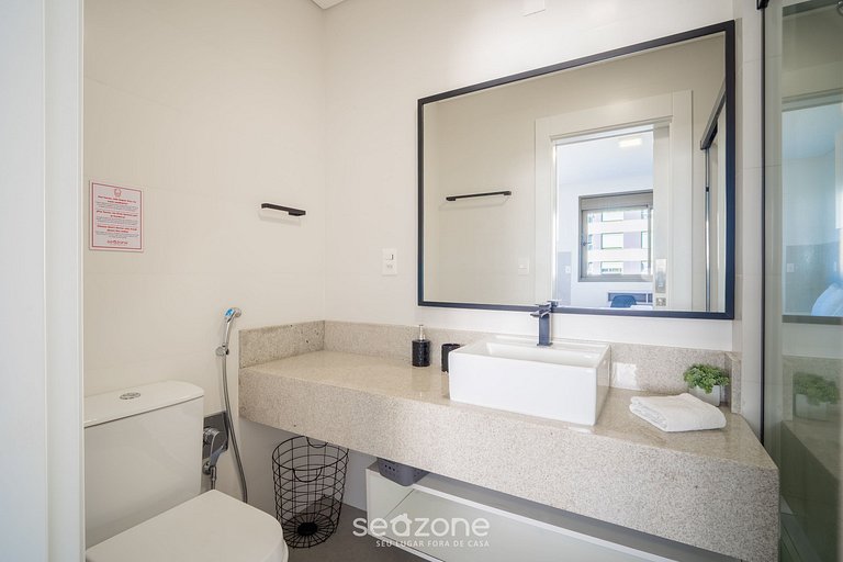 Apto novo a 150m da praia Jurerê RAN203 Seazone