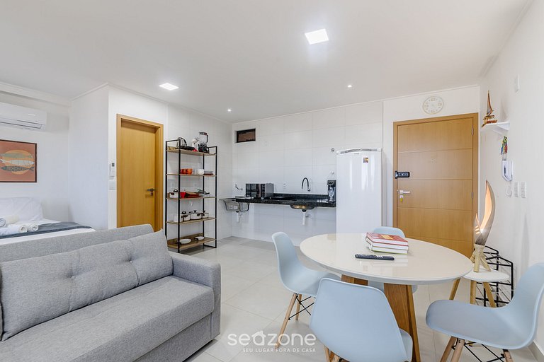 Estudio en cond. c/ piscina a 350m del mar SLI0704