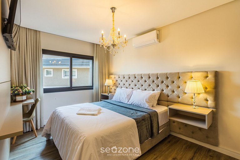 Apto Encantador c/ lareira em Gramado STA0305