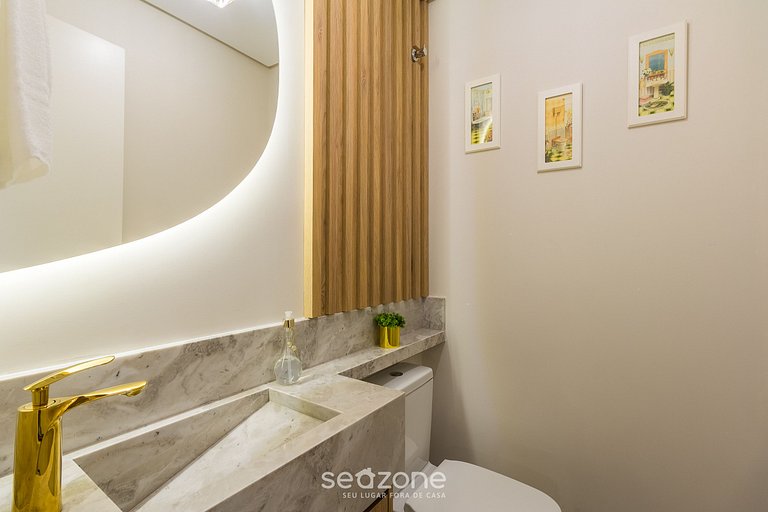 Apt encantador con chimenea en Gramado STA0305