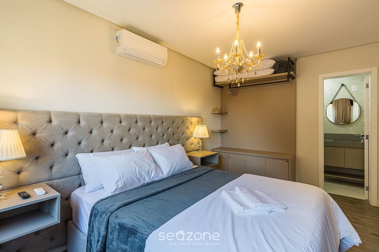 Apto Encantador c/ lareira em Gramado STA0305