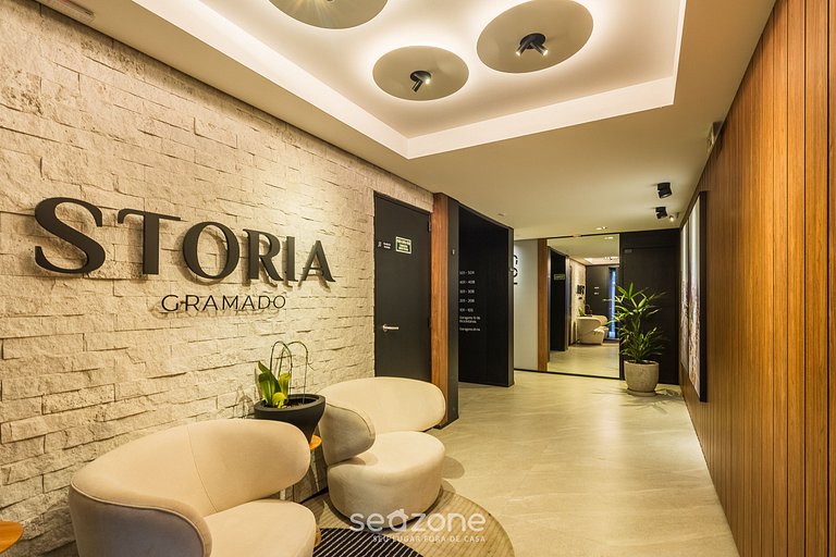 Apt encantador con chimenea en Gramado STA0305