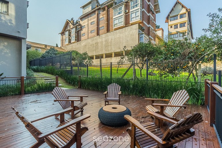 Apto Encantador c/ lareira em Gramado STA0305