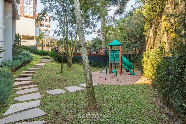 Apt encantador con chimenea en Gramado STA0305