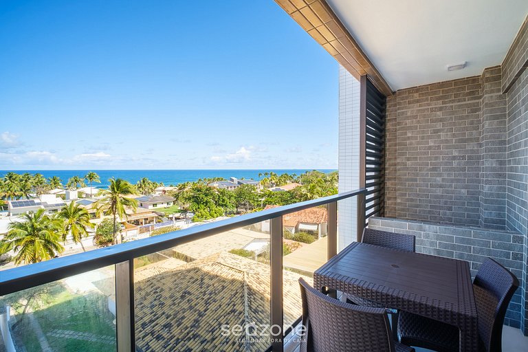 Studio con balcón y vista, a pasos del mar RGF0410