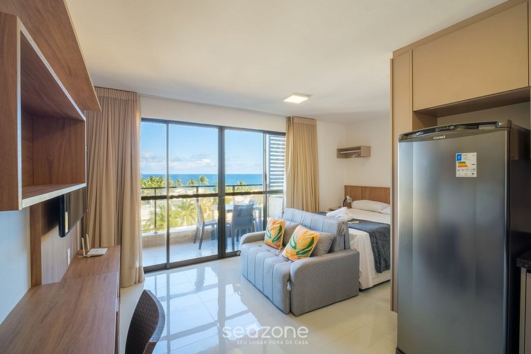 Studio con balcón y vista, a pasos del mar RGF0410