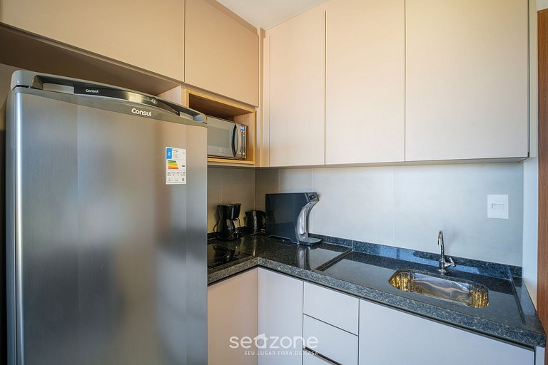 Studio con balcón y vista, a pasos del mar RGF0410