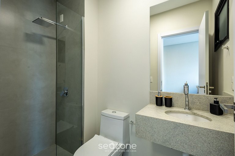 Flat en cond. con piscina a 220 m del mar FFS1508