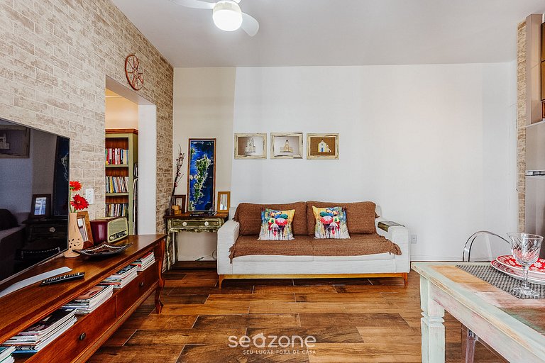 Apto con parrilla a 550 m de la playa | VDM303