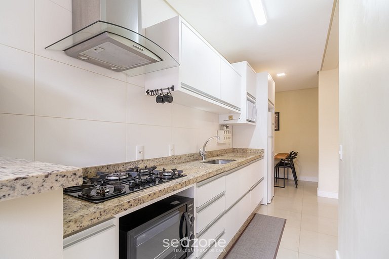 Apto c/ Churrasqueira a 200m da Praia RPN0101